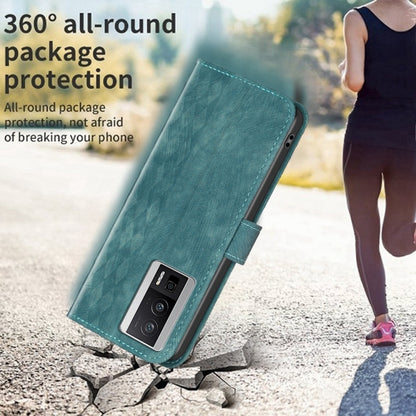 For Xiaomi Redmi K60 / K60 Pro Plaid Embossed Leather Phone Case(Green) - Xiaomi Cases by buy2fix | Online Shopping UK | buy2fix