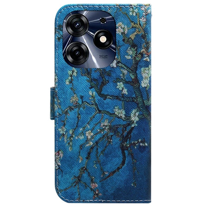 For Tecno Spark 10 Pro Coloured Drawing Flip Leather Phone Case(Apricot) by buy2fix