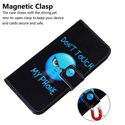 For Tecno Spark 10 Pro Coloured Drawing Flip Leather Phone Case(Anger) by buy2fix