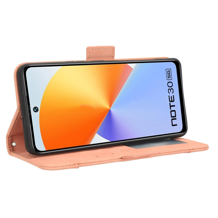 For Infinix Note 30 5G Skin Feel Calf Texture Card Slots Leather Phone Case(Pink) - Infinix Cases by buy2fix | Online Shopping UK | buy2fix