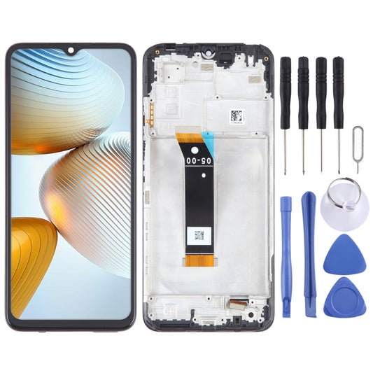 OEM Material LCD Screen For Xiaomi Poco M4 5G Digitizer Full Assembly with Frame by buy2fix