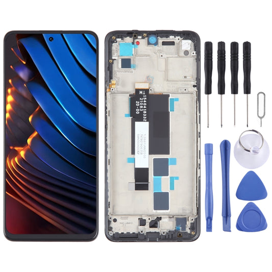 OEM Material LCD Screen For Xiaomi Poco X3 GT Digitizer Full Assembly with Frame by buy2fix
