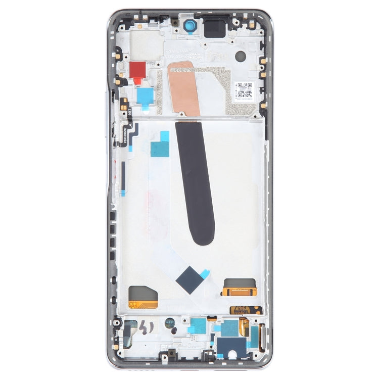 OLED LCD Screen For Xiaomi 11X Pro Digitizer Full Assembly with Frame(Silver) by buy2fix