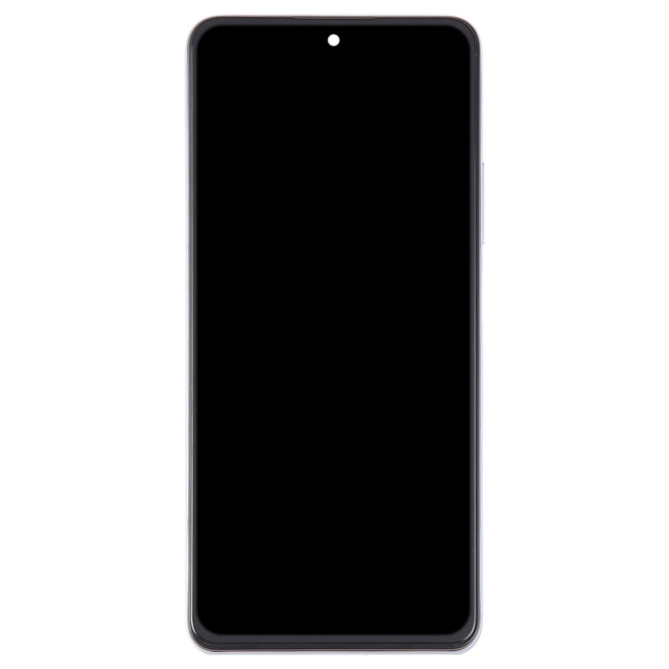 OLED LCD Screen For Xiaomi Redmi K40 Digitizer Full Assembly with Frame(Silver) by buy2fix