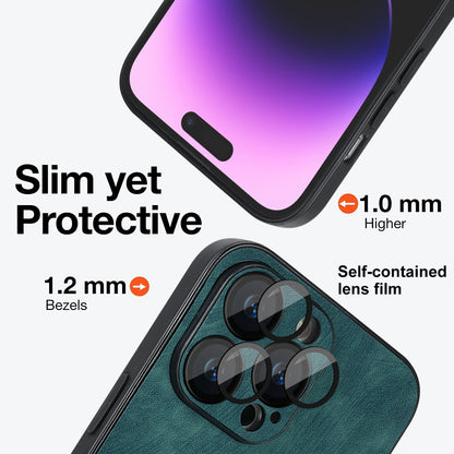 For iPhone 11 Pro Skin Feel Leather MagSafe Magnetic Phone Case(Green) by buy2fix