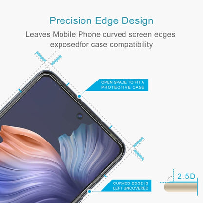 For TECNO camon 18T 50pcs 0.26mm 9H 2.5D Tempered Glass Film by buy2fix