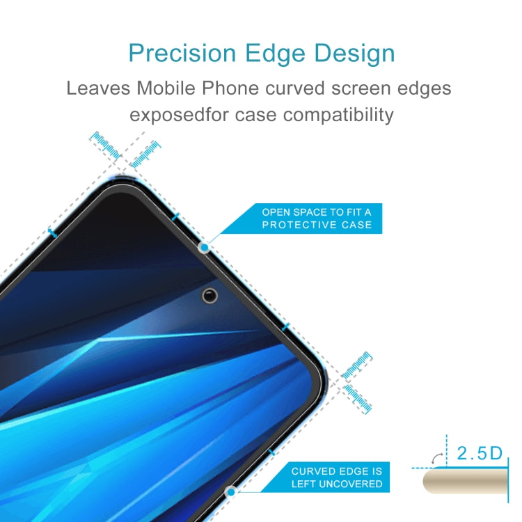 For TECNO Pova Neo 3 50pcs 0.26mm 9H 2.5D Tempered Glass Film by buy2fix