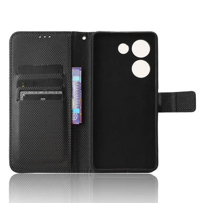 For Tecno Camon 20 Pro Diamond Texture Leather Phone Case(Black) by buy2fix