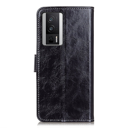 For Xiaomi Poco F5 Pro/Redmi K60/K60 Pro Retro Crazy Horse Texture Leather Phone Case(Black) - Xiaomi Cases by buy2fix | Online Shopping UK | buy2fix