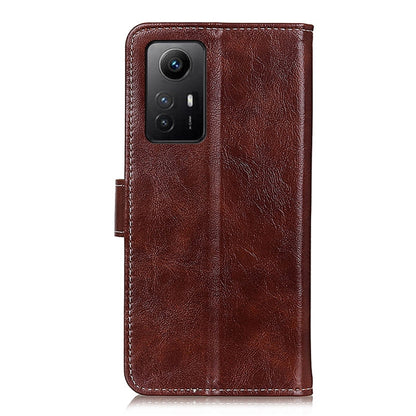 For Xiaomi Redmi Note 12S 4G Retro Crazy Horse Texture Leather Phone Case(Brown) - Xiaomi Cases by buy2fix | Online Shopping UK | buy2fix
