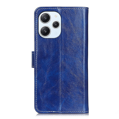 For Xiaomi Redmi 12 4G Retro Crazy Horse Texture Leather Phone Case(Blue) - Xiaomi Cases by buy2fix | Online Shopping UK | buy2fix