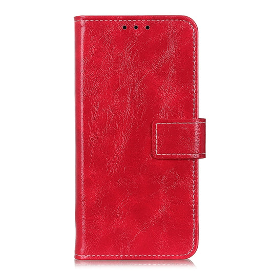 For Xiaomi Redmi 12 4G Retro Crazy Horse Texture Leather Phone Case(Red) - Xiaomi Cases by buy2fix | Online Shopping UK | buy2fix