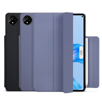 For Huawei Matepad Pro 10.8 3-fold Double-sided Clip Buckle Magnetic Smart Tablet Case(Lavender) - Huawei by buy2fix | Online Shopping UK | buy2fix