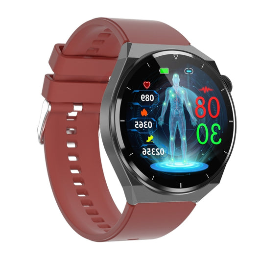 TK20 1.39 inch Silicone Band Smart Watch Supports ECG / Remote Families Care / Body Temperature Monitoring(Red) by buy2fix