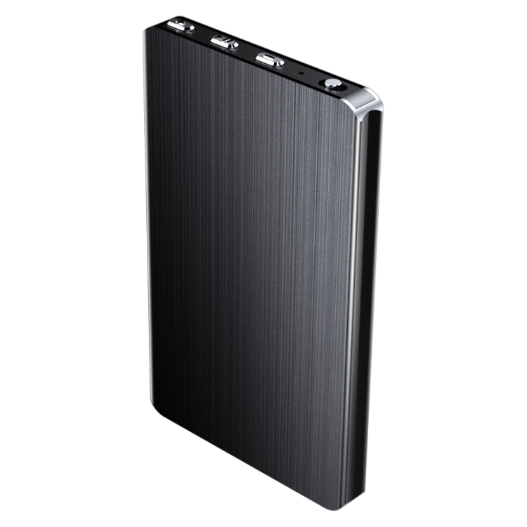 JNN M2 Ultra-thin HD Noise Reduction Intelligent Control Voice Voice Recorder, Capacity:8GB(Black) by JNN