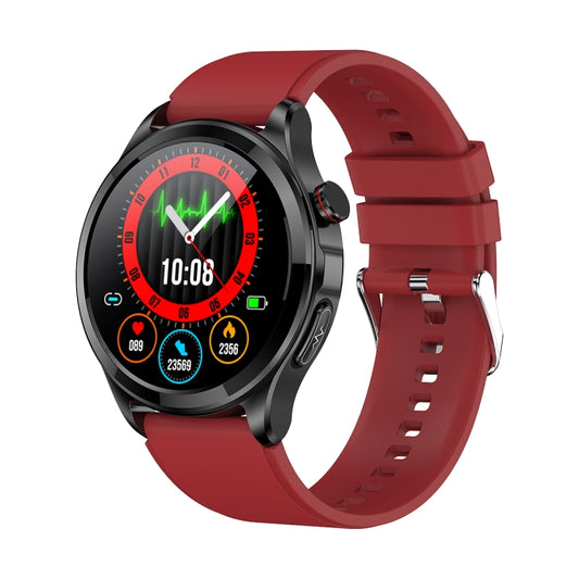 TK22 1.39 inch IP67 Waterproof Silicone Band Smart Watch Supports ECG / Non-invasive Blood Sugar(Red) by buy2fix