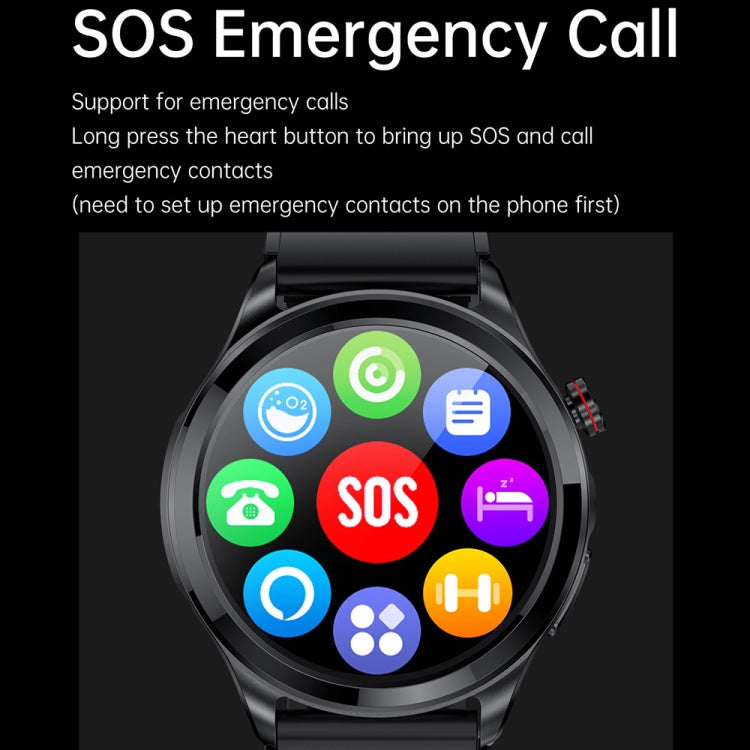 TK22 1.39 inch IP67 Waterproof Silicone Band Smart Watch Supports ECG / Non-invasive Blood Sugar(Blue) by buy2fix