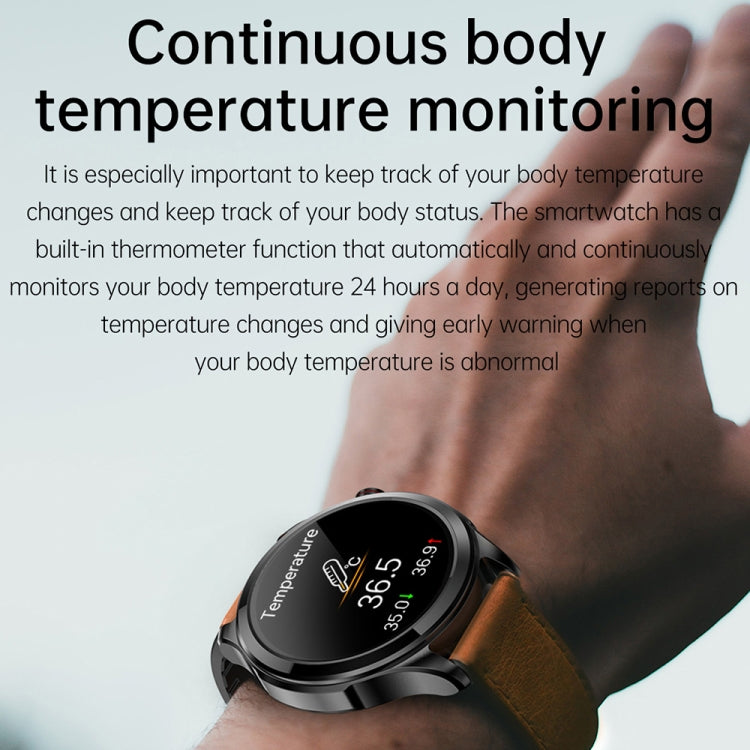 TK22 1.39 inch IP67 Waterproof Silicone Band Smart Watch Supports ECG / Non-invasive Blood Sugar(Blue) by buy2fix