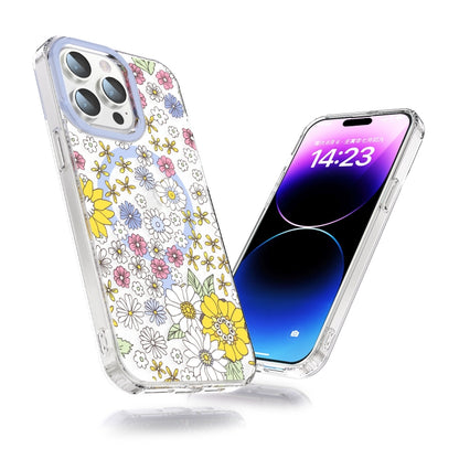 For iPhone 15 Plus MagSafe Magnetic TPU Phone Case(Little Flower) - iPhone 15 Plus Cases by buy2fix | Online Shopping UK | buy2fix
