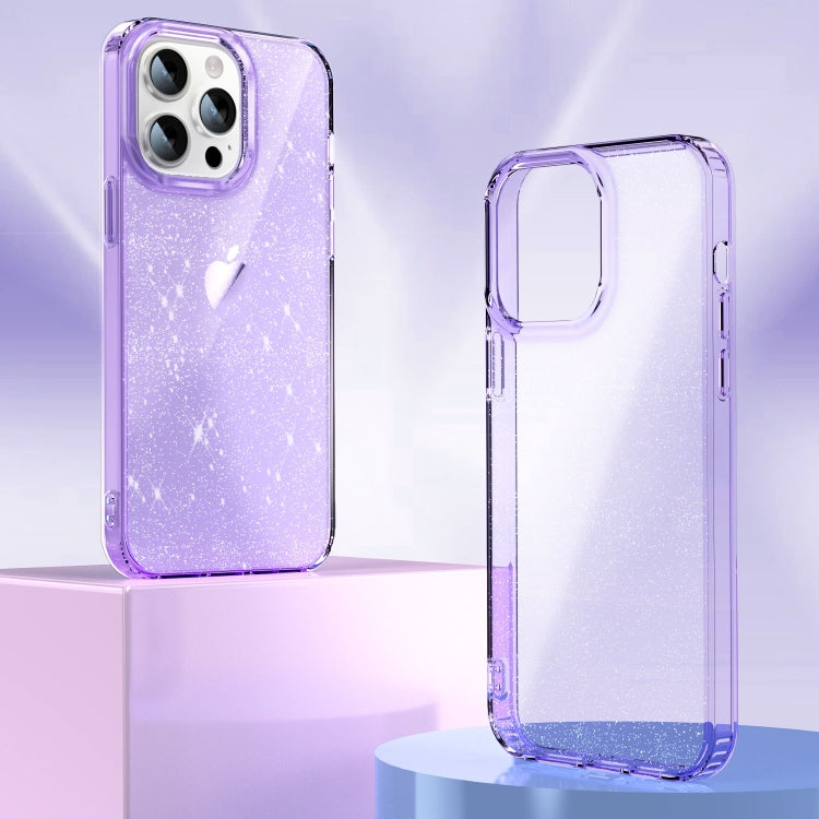 For iPhone 12 / 12 Pro Star Solid Color Phone Case(Purple) by buy2fix