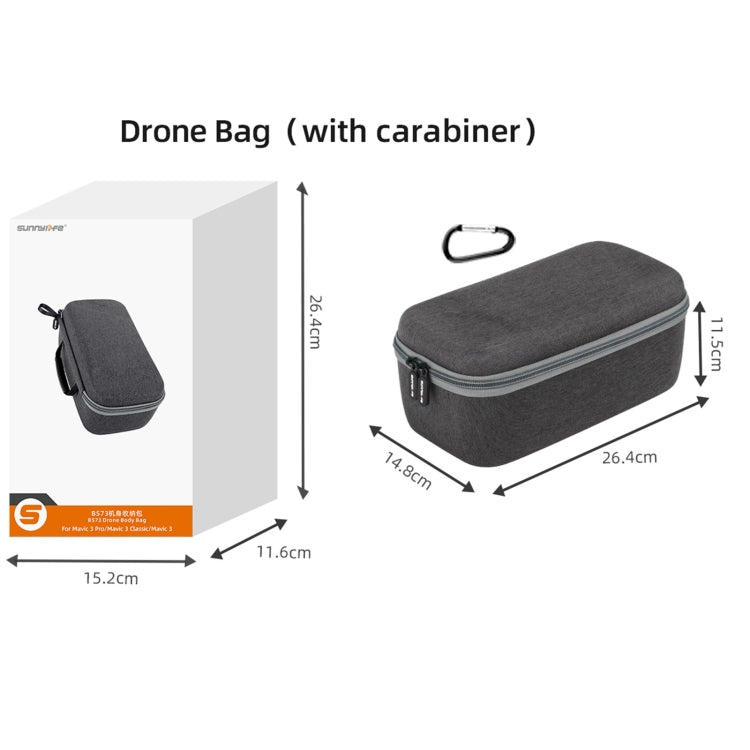 For DJI Mavic 3 Classic / 3 Sunnylife Storage Bag Handbag Drone Body Bag - Backpacks & Bags by Sunnylife | Online Shopping UK | buy2fix