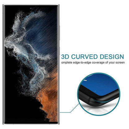 For Samsung Galaxy S22 Ultra 5G 25pcs 3D Curved Edge Privacy Tempered Glass Film, without Fingerprint Unlocking - Galaxy Tempered Glass by buy2fix | Online Shopping UK | buy2fix