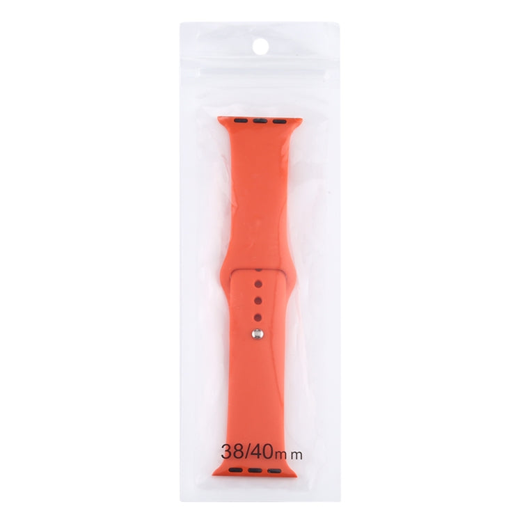 For Apple Watch Series 9&8&7 41mm / SE 3&SE 2&6&SE&5&4 40mm / 3&2&1 38mm Silicone Watch Band, Short Section (female)(Lavender Purple) - Watch Bands by buy2fix | Online Shopping UK | buy2fix