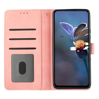 For Xiaomi 13 Flower Embossing Pattern Leather Phone Case(Pink) - Xiaomi Cases by buy2fix | Online Shopping UK | buy2fix