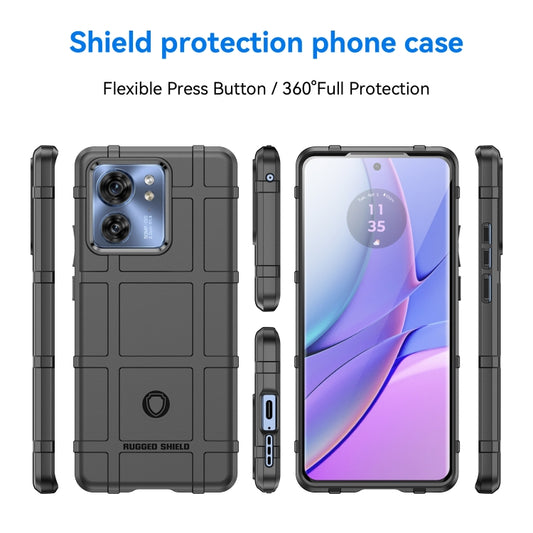 For Motorola Egde 40 Full Coverage Shockproof TPU Phone Case(Black) - Motorola Cases by buy2fix | Online Shopping UK | buy2fix