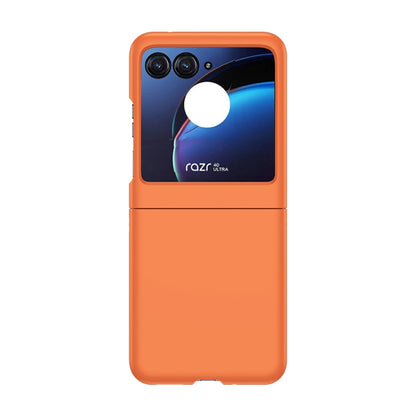 For Motorola Razr 40 Ultra / Razr 2023 Skin Feel PC Phone Case(Orange) - Motorola Cases by buy2fix | Online Shopping UK | buy2fix