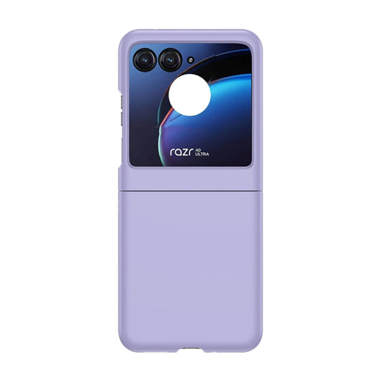 Pour Motorola Razr 40 Ultra / Moto Razr 2023 Skin Feel PC Phone Case (Sakura Violet)
