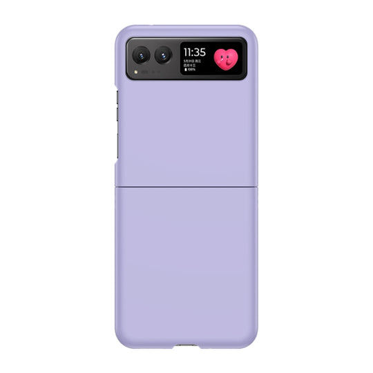 For Motorola Razr 40 Skin Feel PC Phone Case(Sakura Purple)