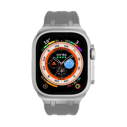 AP Silicone Watch Band For Apple Watch 3 42mm(Silver Grey) by buy2fix