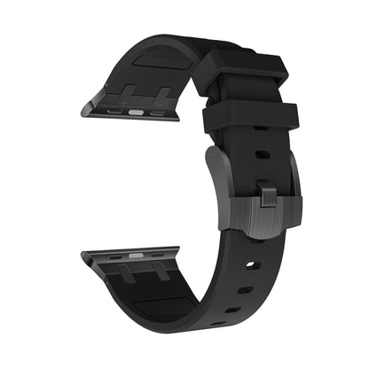 AP Silicone Watch Band For Apple Watch 2 38mm(Black Black) by buy2fix