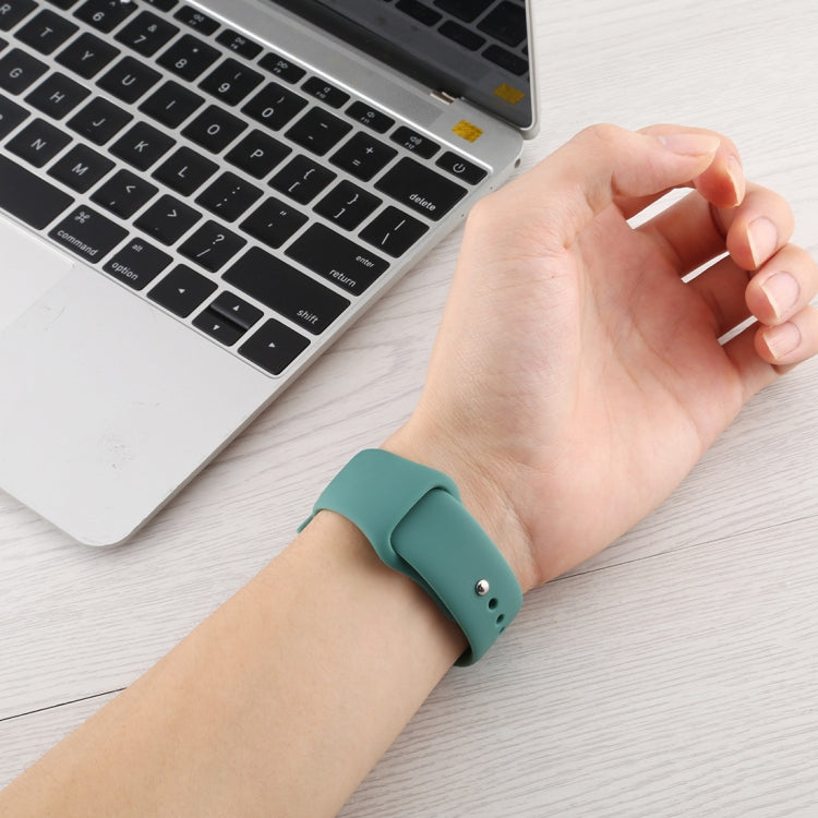 For Apple Watch Ultra 49mm&Watch Ultra 2 49mm / Series 9&8&7 45mm / SE 3&SE 2&6&SE&5&4 44mm / 3&2&1 42mm Silicone Watch Band, Long Section (Men)(Saddle Brown) by buy2fix