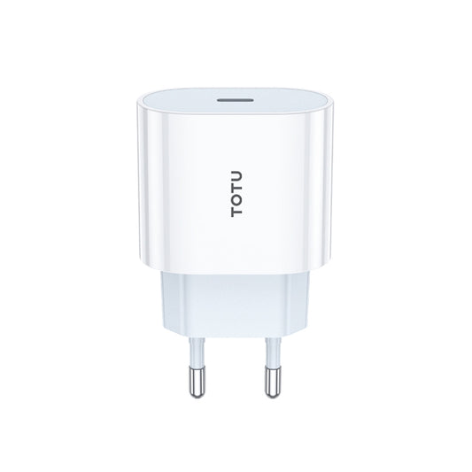 TOTU PD 20W Type-C Port Charger, Specification:EU Plug(White) - USB Charger by TOTUDESIGN | Online Shopping UK | buy2fix