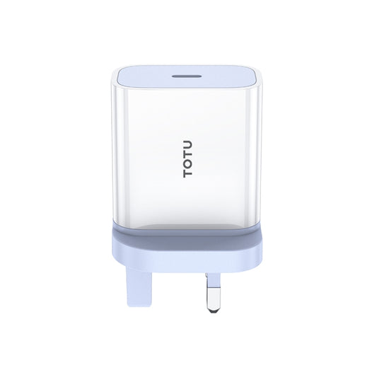 TOTU PD 20W Type-C Port Charger, Specification:UK Plug(White) - USB Charger by TOTUDESIGN | Online Shopping UK | buy2fix