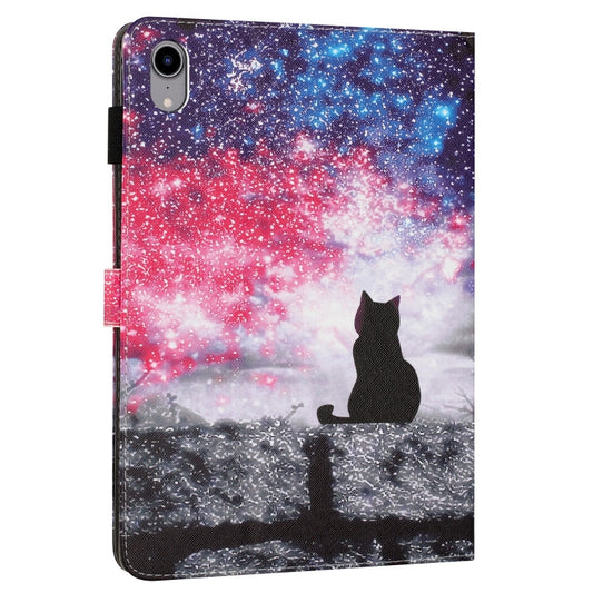 For iPad 2025 / 2022 Painted Leather Smart Tablet Case(Starry Sky Cat) - iPad 2025 / 2022 Cases by buy2fix | Online Shopping UK | buy2fix