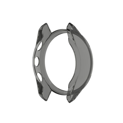 For Garmin Approach S62 Transparent TPU Silicone Watch Case(Transparent Black) - Watch Cases by buy2fix | Online Shopping UK | buy2fix