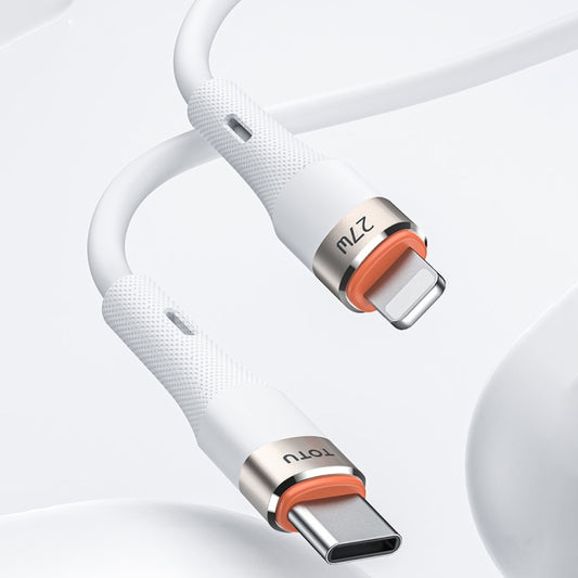 TOTU CB-2 Series USB-C / Type-C to 8 Pin Aluminum Alloy Skin Feel Data Cable, Length:1m(Black) - 2 in 1 Cable by TOTUDESIGN | Online Shopping UK | buy2fix