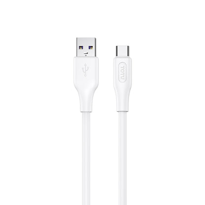 TOTU CB-4 Series USB to USB-C / Type-C Fast Charge Data Cable, Length:1m(White) - USB-C & Type-C Cable by TOTUDESIGN | Online Shopping UK | buy2fix
