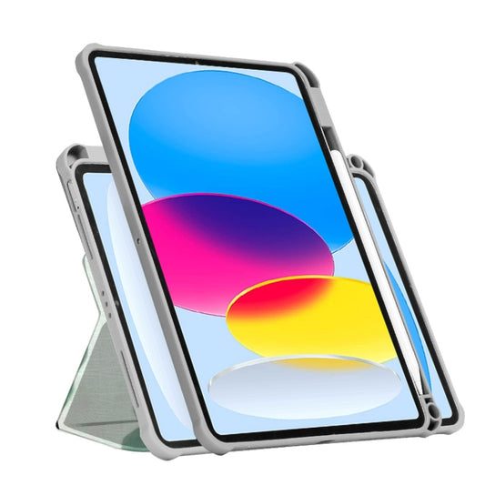 For iPad 2025 / 2022 720 Rotation Magnetic Painted Leather Smart Tablet Case(Green Heart) - iPad 2025 / 2022 Cases by buy2fix | Online Shopping UK | buy2fix