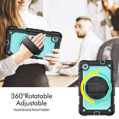For Lenovo Tab M8 4th Gen Silicone Hybrid PC Tablet Case with Shoulder Strap(Light Blue PC) - Lenovo by buy2fix | Online Shopping UK | buy2fix