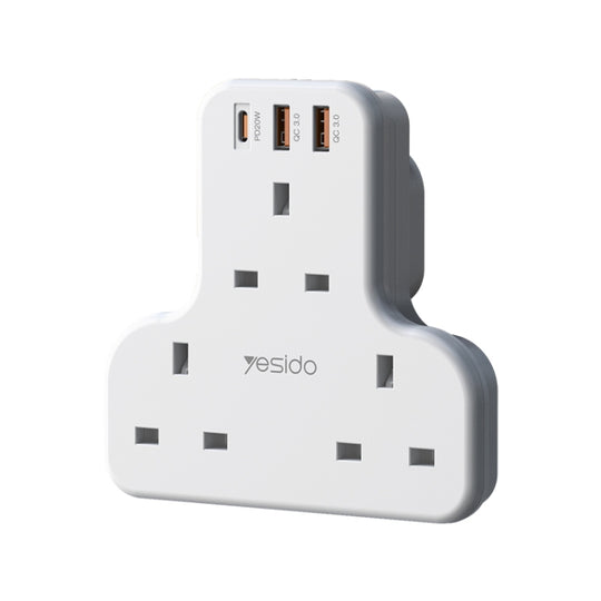 Yesido MC-15 PD + QC 3.0 3250W Prise de charge rapide haute puissance domestique, type de prise: prise britannique (blanc)