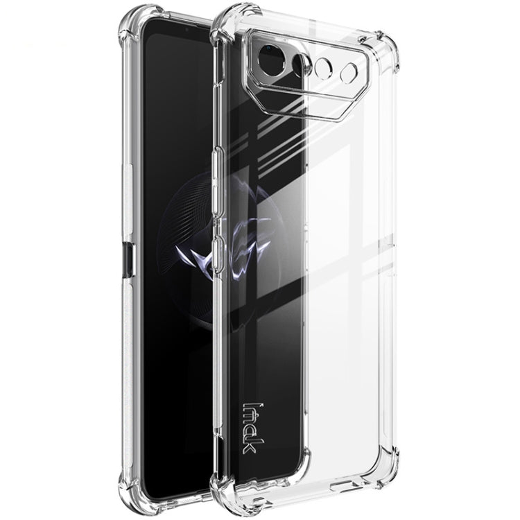 For Asus ROG Phone 7/ROG Phone 7 Pro imak Shockproof Airbag TPU Phone Case(Transparent) - ASUS Cases by imak | Online Shopping UK | buy2fix