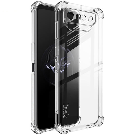 For Asus ROG Phone 7/ROG Phone 7 Pro imak Shockproof Airbag TPU Phone Case(Transparent) - ASUS Cases by imak | Online Shopping UK | buy2fix