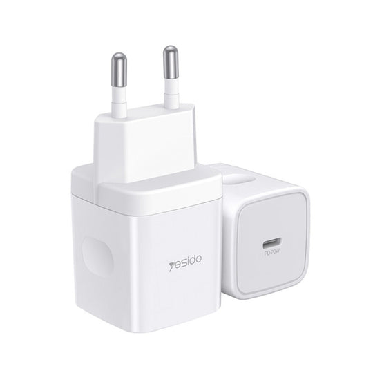 Yesido YC-30 PD 20W Type-C Port Mini Travel Fast Charger(EU Plug)