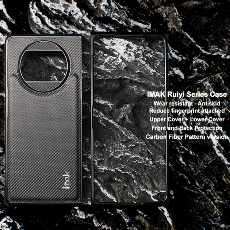 For Huawei Mate X3 imak Ruiyi Series Carbon Fiber PU + PC Phone Case - Huawei Cases by imak | Online Shopping UK | buy2fix