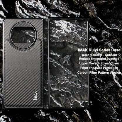 For Huawei Mate X3 imak Ruiyi Series Carbon Fiber PU + PC Phone Case - Huawei Cases by imak | Online Shopping UK | buy2fix