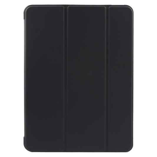For iPad 10.9 2022 / Air 5 / Air 4 GEBEI 3-folding Holder Shockproof Flip Leather Tablet Case(Black) - iPad Air (2022) / (2020) 10.9 Cases by GEBEI | Online Shopping UK | buy2fix